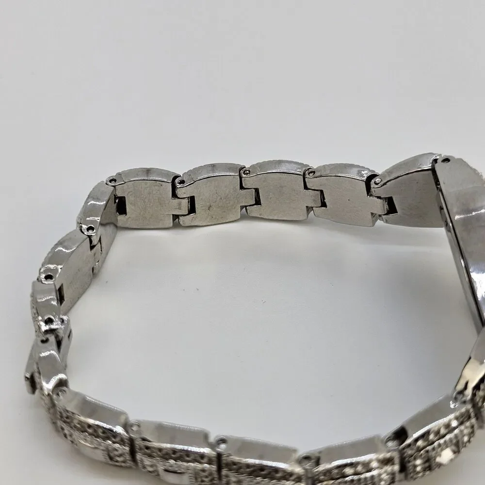 Vivani Women's Watch 18MM White Dial Gray Bracelet Band 6.5